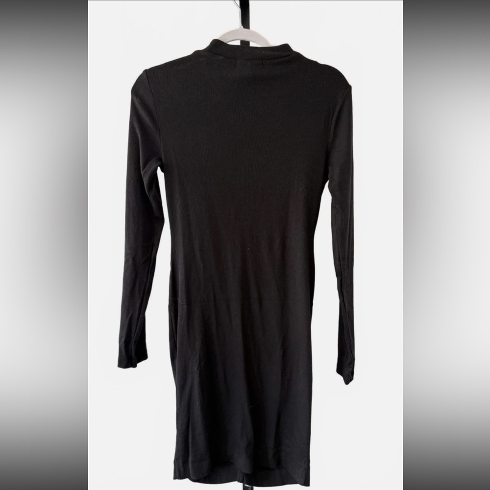 Michael Stars Los Angeles Romi Ruched Front Ribbed Dress - XL - Picture 4 of 6